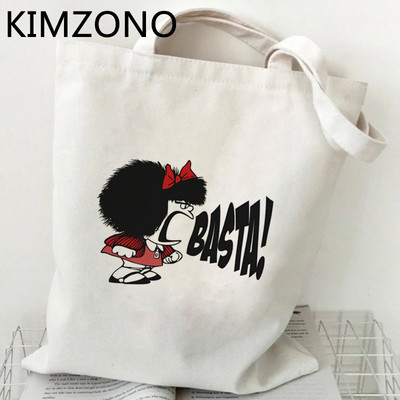 Mafalda torba za kupnju platnena torba za kupovinu torba od jute torba za recikliranje torba za kupnju sac cabas bolsa compra tote net sacolas
