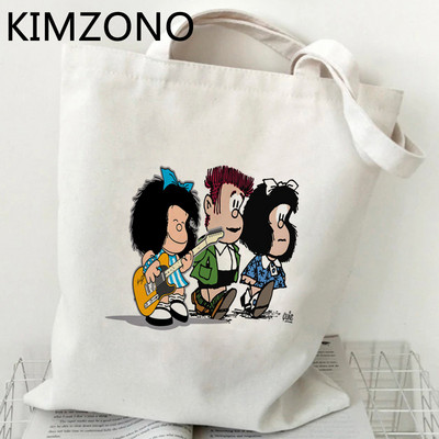 Mafalda torba za kupnju platnena torba za kupovinu torba od jute torba za recikliranje torba za kupnju sac cabas bolsa compra tote net sacolas