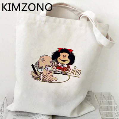 Mafalda torba za kupnju platnena torba za kupovinu torba od jute torba za recikliranje torba za kupnju sac cabas bolsa compra tote net sacolas