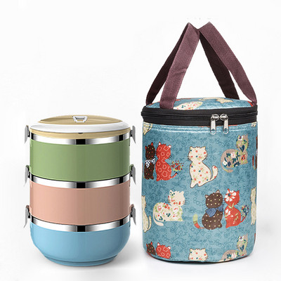 Naujas cilindrinis priešpiečių maišelis, termoizoliacinis statinės maišelis, nešiojamas priešpiečių maišelis, atsparus vandeniui maisto konservavimui, ledo maišelis, aušintuvas