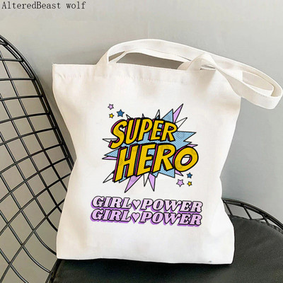 Ženska torba za kupovinu Positive Energy Girl Power Kawaii torba Harajuku Shopping platnena torba za kupovinu torba za djevojku Ženska torba na rame