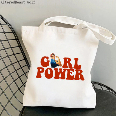 Ženska torba za kupovinu Positive Energy Girl Power Kawaii torba Harajuku Shopping platnena torba za kupovinu torba za djevojku Ženska torba na rame