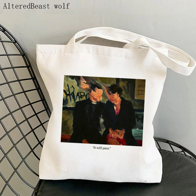 Γυναικεία τσάντα αγορών DPR IAN Mito Printed Kawaii Bag Harajuku Shopping Canvas Shopper Τσάντα για κορίτσι Τσάντα Tote Shoulder Lady Bag