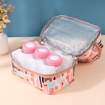 Φορητές τσάντες πάνας Mommy Ταξίδι Αδιάβροχο Cooler Baby Nursing Bag Tote Office Κουτί γεύματος Τροφίμων Θερμική Θήκη Bento Αξεσουάρ