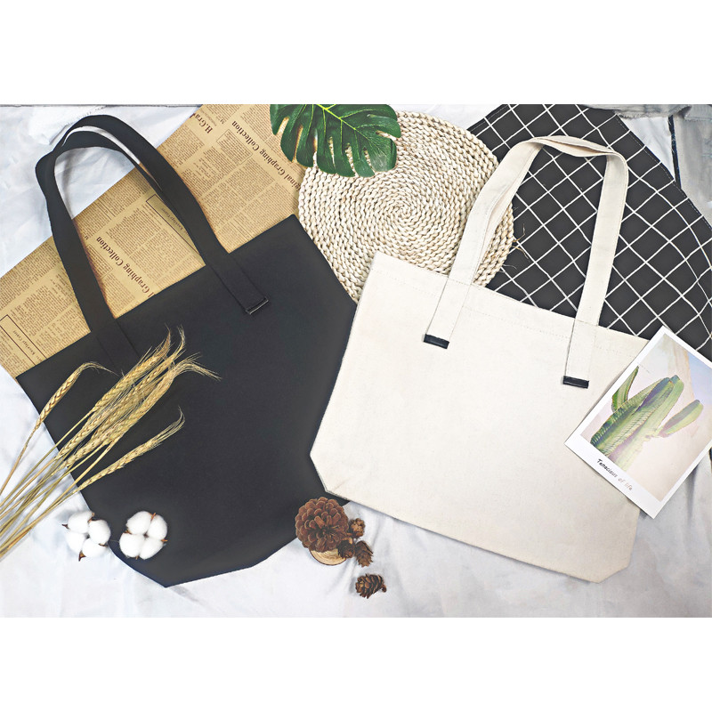 Geantă pentru femei 2021 Geantă de mână mare din pânză Genți de tote reutilizabile de culoare solidă Geantă de umăr de capacitate mare Depozitare pentru băcănie Geantă ecologică de cumpărături