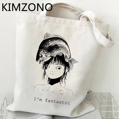 Junji Ito torba za kupnju torba od jute tote bolsas de tela platnena torba za kupnju namirnica uzica bolsas ecologicas grab