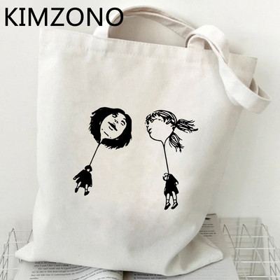 Junji Ito torba za kupnju torba od jute tote bolsas de tela platnena torba za kupnju namirnica uzica bolsas ecologicas grab