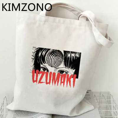 Junji Ito torba za kupnju torba od jute tote bolsas de tela platnena torba za kupnju namirnica uzica bolsas ecologicas grab