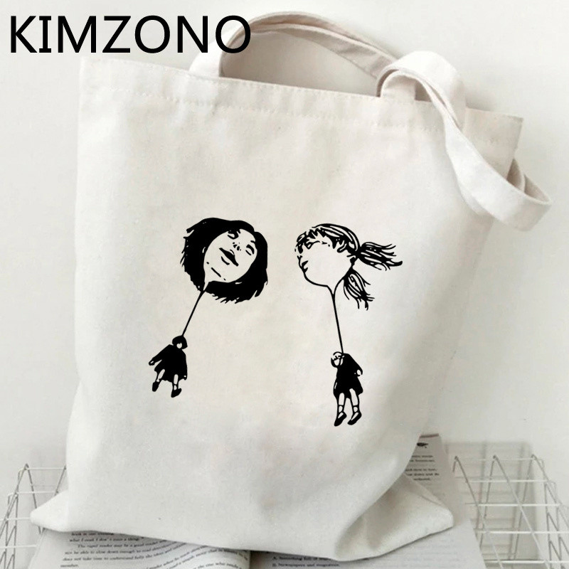 Junji Ito torba za kupnju torba od jute tote bolsas de tela platnena torba za kupnju namirnica uzica bolsas ecologicas grab