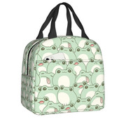 Individualizuotas mielas varlių priešpiečių krepšys su karštais šaltais užkandžiais, izoliuota pietų dėžutė moterims, vaikams, darbui, mokyklai, maistui iškylai.