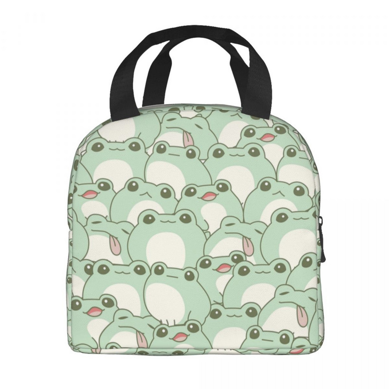 Individualizuotas mielas varlių priešpiečių krepšys su karštais šaltais užkandžiais, izoliuota pietų dėžutė moterims, vaikams, darbui, mokyklai, maistui iškylai.