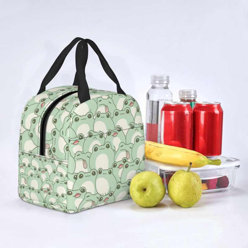 Individualizuotas mielas varlių priešpiečių krepšys su karštais šaltais užkandžiais, izoliuota pietų dėžutė moterims, vaikams, darbui, mokyklai, maistui iškylai.
