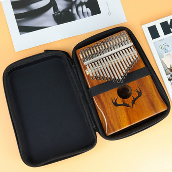 Mbira Shockproof EVA for CASE Finger Music Instrument Piano Storage Bag with Belt Zipper Bag for CASE Kalimba Organizer