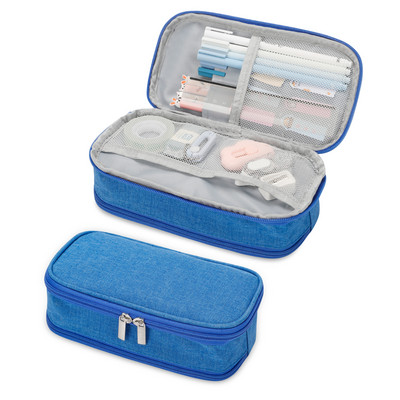 Višenamjenska školska pernica za osnovce i ženske šminke Vodootporna troslojna torba za pohranu velikog kapaciteta