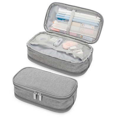 Višenamjenska školska pernica za osnovce i ženske šminke Vodootporna troslojna torba za pohranu velikog kapaciteta