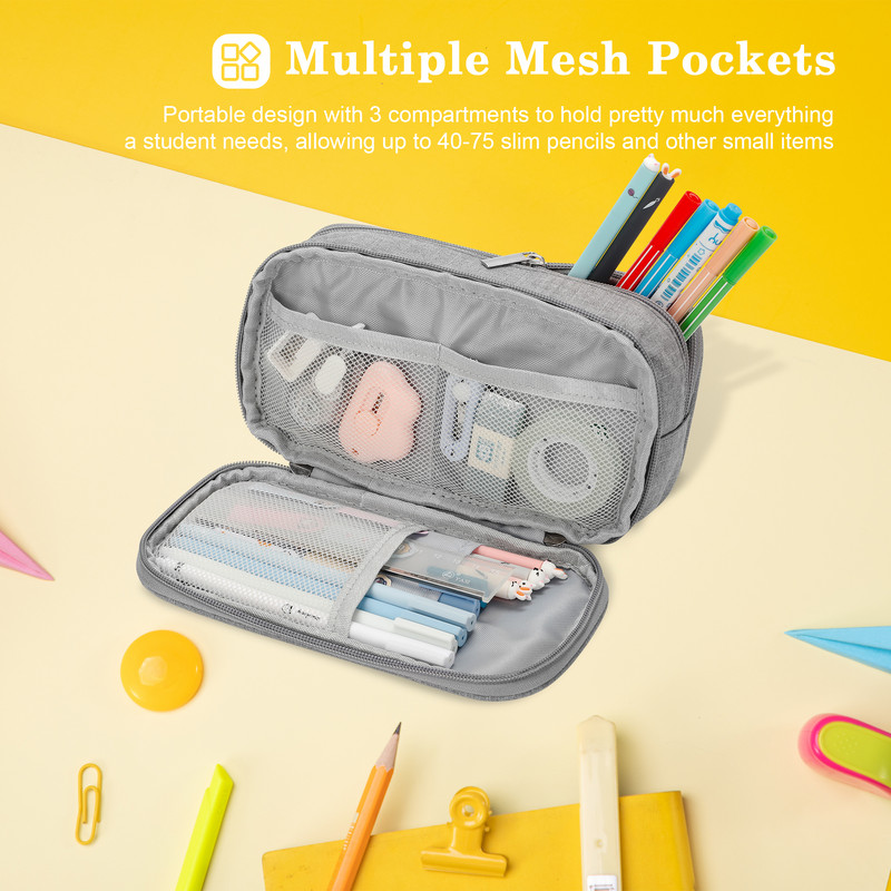 Višenamjenska školska pernica za osnovce i ženske šminke Vodootporna troslojna torba za pohranu velikog kapaciteta