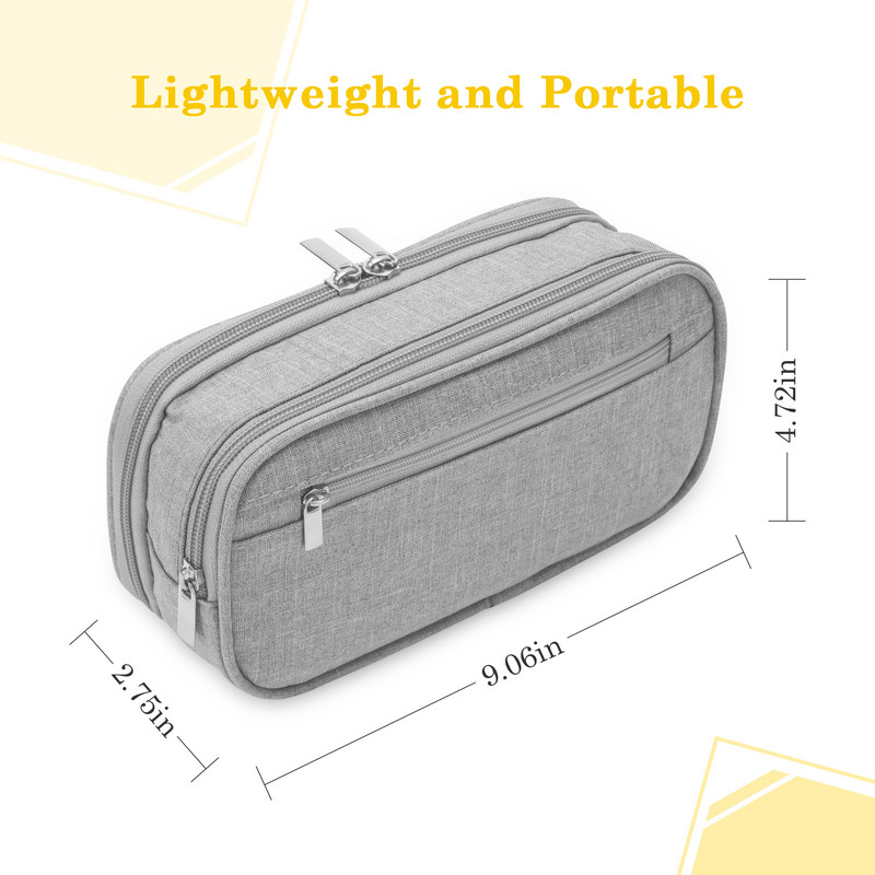 Višenamjenska školska pernica za osnovce i ženske šminke Vodootporna troslojna torba za pohranu velikog kapaciteta