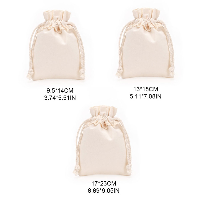 Ziemassvētku konfekšu maisiņš Kokvilnas aukliņu maisiņi Atkārtoti lietojams tējas uzglabāšanas maisiņš mājas piederumiem