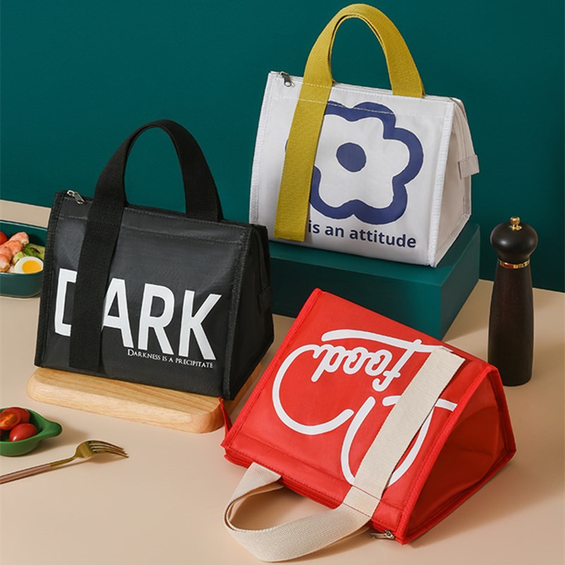 PURDORED 1 kom. Nova modna ženska torba za ručak Vodootporna termo kutija za hranu od Oxford tkanine Torbica za svježi bento Loncheras De Mujer