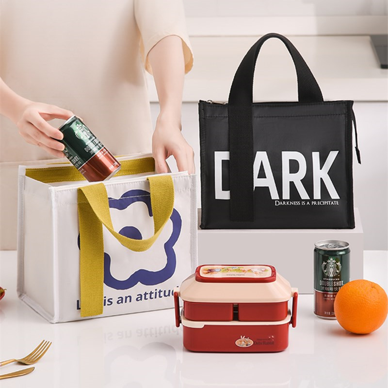 PURDORED 1 kom. Nova modna ženska torba za ručak Vodootporna termo kutija za hranu od Oxford tkanine Torbica za svježi bento Loncheras De Mujer
