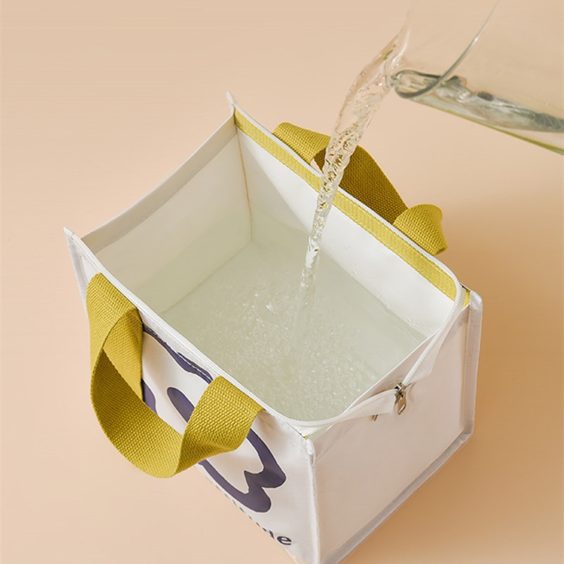 PURDORED 1 kom. Nova modna ženska torba za ručak Vodootporna termo kutija za hranu od Oxford tkanine Torbica za svježi bento Loncheras De Mujer