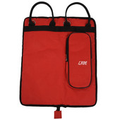 Torbica za torbicu za bubanj Držač palice za bubanj Torba za udaraljke s malletom za bubanj s vanjskim džepom i podnim kukama, crvena