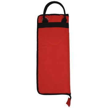 Θήκη Drumstick Bag Θήκη Drum Stick Drum Drum Mallet Bag με εξωτερική τσέπη και δάπεδο Tom Hooks, κόκκινο