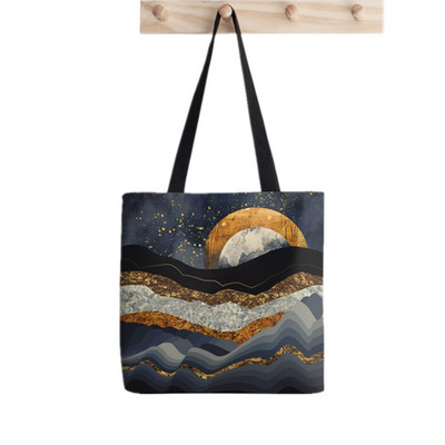 2021. gada pircēju bibliotēkas iepirkumu soma, apdrukāta soma, sieviešu Harajuku pircēja rokassomiņa, meitene plecu iepirkumu soma.