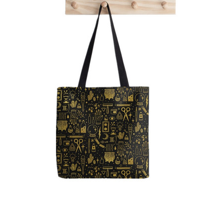 2021. gada pircēju bibliotēkas iepirkumu soma, apdrukāta soma, sieviešu Harajuku pircēja rokassomiņa, meitene plecu iepirkumu soma.