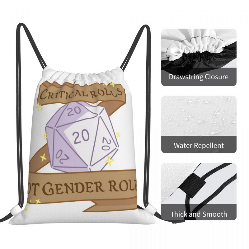 Roluri critice Nu Roluri de gen Genți cu șnur Rucsaci Genți de școală de călătorie Rucsac Geantă cu pantofi anime pentru copii