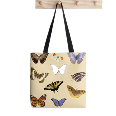 Shopper Cats Cats Against Cat Calls Printed Tote Bag žene Harajuku shopper torbica djevojka Torba za kupovinu na rame Ženska platnena torba