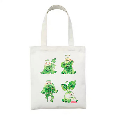 Korejske mačke sa slatkim printom, nova harajuku torba velikog kapaciteta, platnene vintage crtići Ulzzang Ins Sweet College Chic torbe na rame