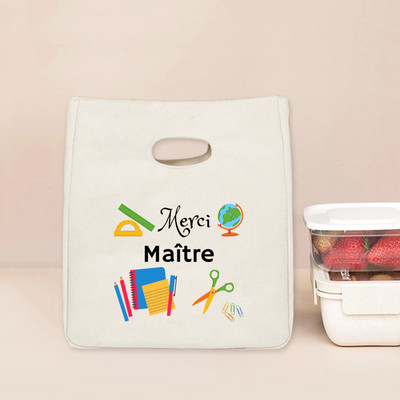 Paldies MistreTeacher pusdienu maisa dzesētājs, pārnēsājams, siltumizolēts pārtikas trauks pusdienu kaste Gada beigu skolotāja dāvana