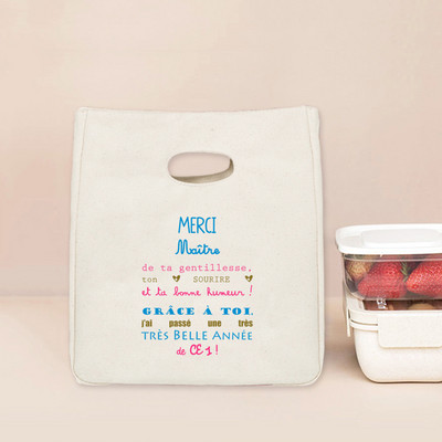 Paldies MistreTeacher pusdienu maisa dzesētājs, pārnēsājams, siltumizolēts pārtikas trauks pusdienu kaste Gada beigu skolotāja dāvana