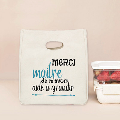 Paldies MistreTeacher pusdienu maisa dzesētājs, pārnēsājams, siltumizolēts pārtikas trauks pusdienu kaste Gada beigu skolotāja dāvana