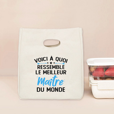 Paldies MistreTeacher pusdienu maisa dzesētājs, pārnēsājams, siltumizolēts pārtikas trauks pusdienu kaste Gada beigu skolotāja dāvana