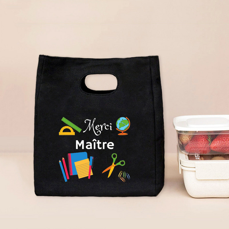 Paldies MistreTeacher pusdienu maisa dzesētājs, pārnēsājams, siltumizolēts pārtikas trauks pusdienu kaste Gada beigu skolotāja dāvana