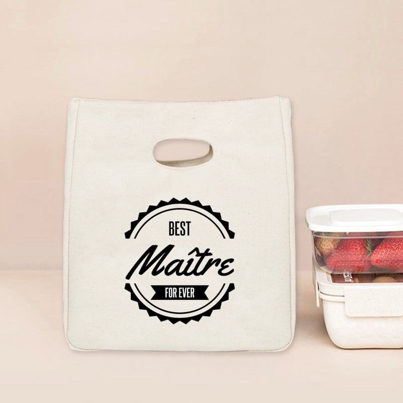 Paldies MistreTeacher pusdienu maisa dzesētājs, pārnēsājams, siltumizolēts pārtikas trauks pusdienu kaste Gada beigu skolotāja dāvana