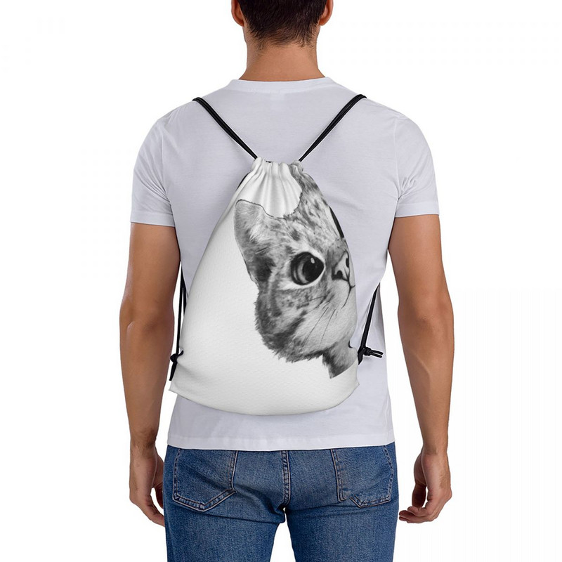 Sneaky Cat Torbe s uzicom Ruksaci Školska torba Prilagođena torba Torbe za djevojčice Torba za cipele za djecu