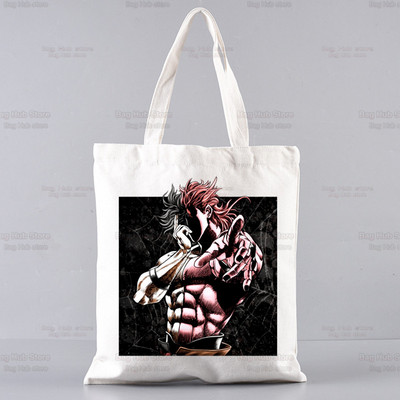 Kujo Jotaro JOJO Anime iepirkumu soma pircējs džuta JOJO dīvainā piedzīvojumu soma Iepirkšanās manga soma Iepirkšanās atkārtoti lietojama Bolsa