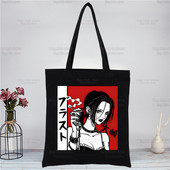 Nana Osaki Ιαπωνικά Anime Manga Shopper Τσάντα Καμβά Tote Τσάντες ώμου BLAST Τσάντα αγορών Μαύρες υφασμάτινες τσάντες φιλικές προς το περιβάλλον