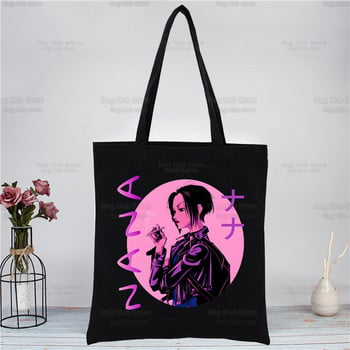 Nana Osaki Ιαπωνικά Anime Manga Shopper Τσάντα Καμβά Tote Τσάντες ώμου BLAST Τσάντα αγορών Μαύρες υφασμάτινες τσάντες φιλικές προς το περιβάλλον