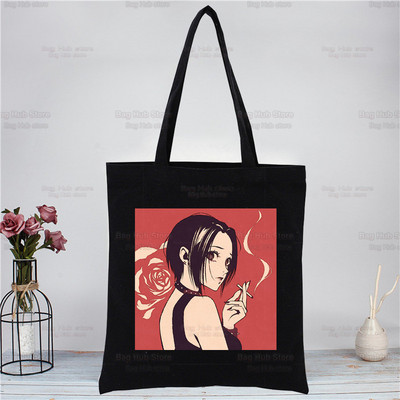 Nana Osaki Ιαπωνικά Anime Manga Shopper Τσάντα Καμβά Tote Τσάντες ώμου BLAST Τσάντα αγορών Μαύρες υφασμάτινες τσάντες φιλικές προς το περιβάλλον