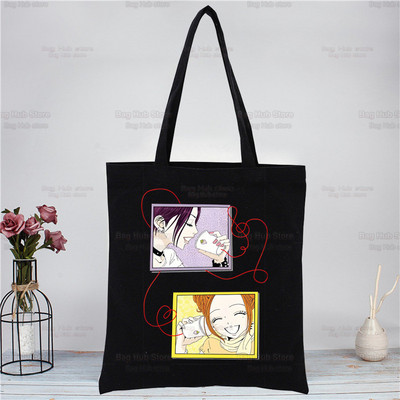 Nana Osaki Ιαπωνικά Anime Manga Shopper Τσάντα Καμβά Tote Τσάντες ώμου BLAST Τσάντα αγορών Μαύρες υφασμάτινες τσάντες φιλικές προς το περιβάλλον