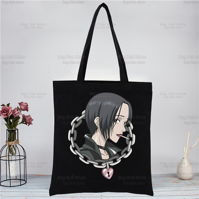 Nana Osaki Ιαπωνικά Anime Manga Shopper Τσάντα Καμβά Tote Τσάντες ώμου BLAST Τσάντα αγορών Μαύρες υφασμάτινες τσάντες φιλικές προς το περιβάλλον