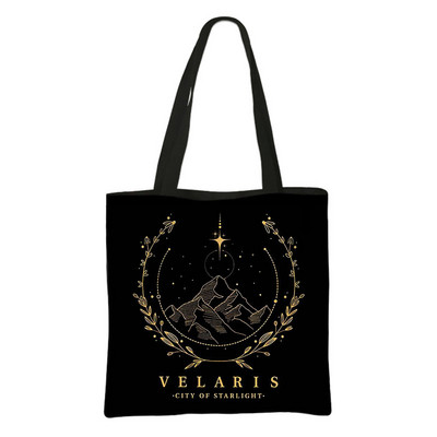 Acotar Velaris Shopper Bags Night Court Ženske torbe SJM City of Starlight Ručna torba Eko torbe za rame Ženska višekratna torba za kupnju