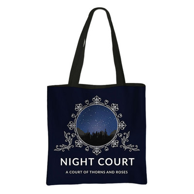 Acotar Velaris Shopper Bags Night Court Ženske torbe SJM City of Starlight Ručna torba Eko torbe za rame Ženska višekratna torba za kupnju