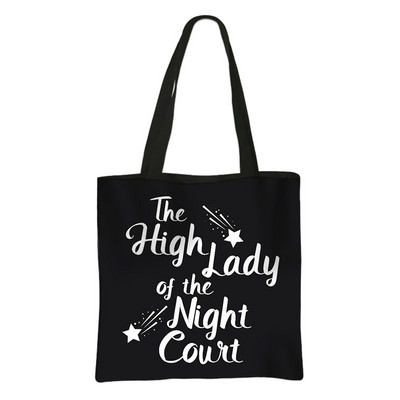 Acotar Velaris Shopper Bags Night Court Ženske torbe SJM City of Starlight Ručna torba Eko torbe za rame Ženska višekratna torba za kupnju