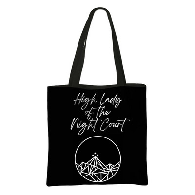 Acotar Velaris Shopper Bags Night Court Ženske torbe SJM City of Starlight Ručna torba Eko torbe za rame Ženska višekratna torba za kupnju