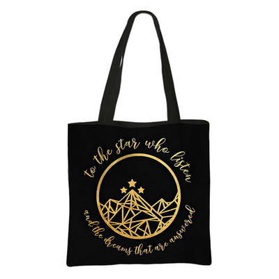 Acotar Velaris Shopper Bags Night Court Ženske torbe SJM City of Starlight Ručna torba Eko torbe za rame Ženska višekratna torba za kupnju